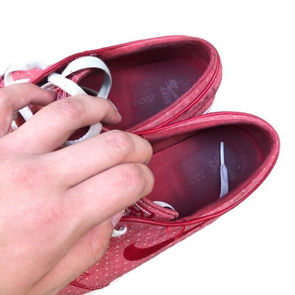 Nike SB Zoom Stefan Janoski SB Premium Red Size 10 - Picture 14 of 16